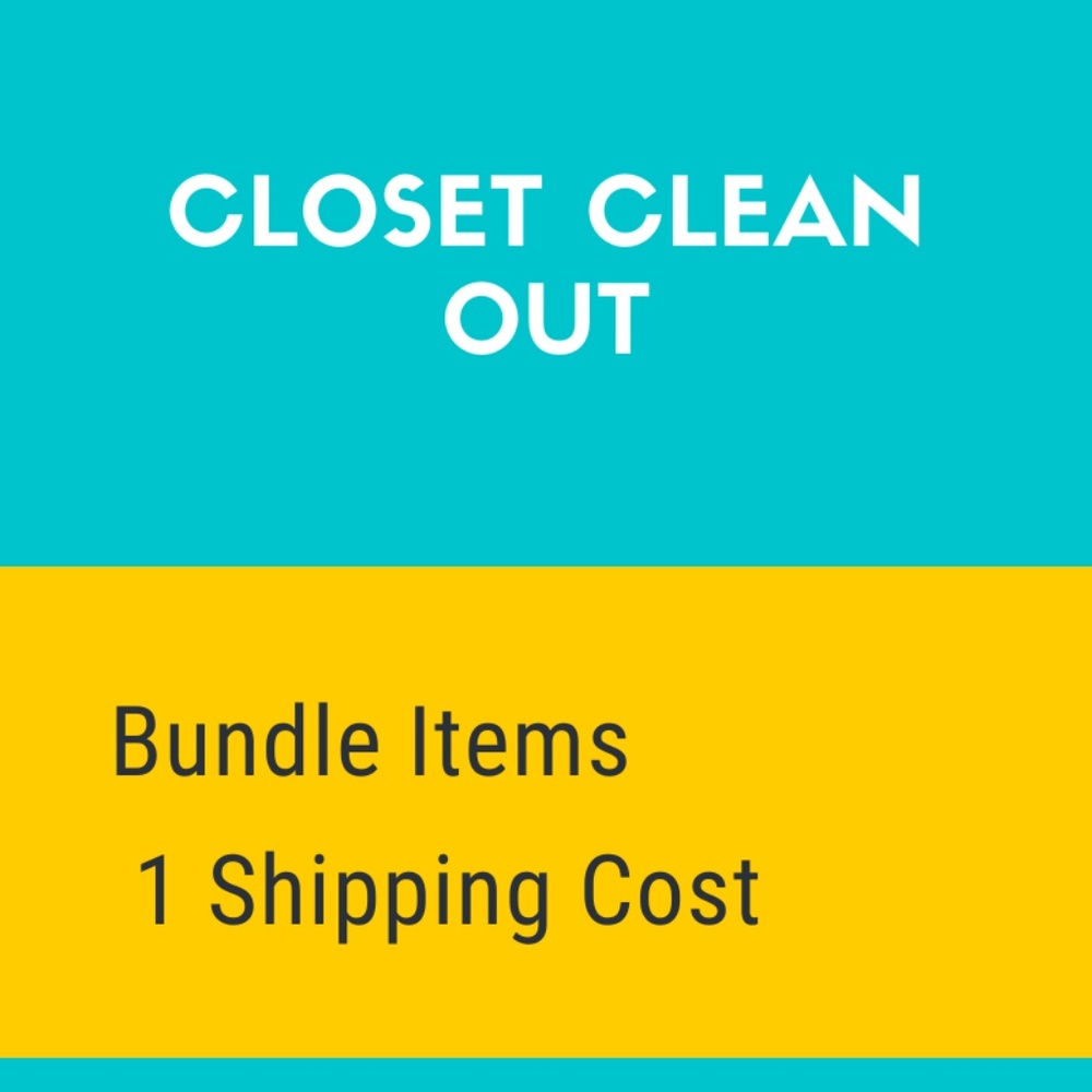 TOP SALE - CLOSET CLEAN OUT